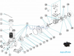 Ersatzteile für die Pumpe Astralpool Sena, 4m3/h 230V