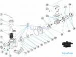 Ersatzteile für die Pumpe Astralpool Sena, 7m3/h 230V