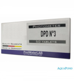 Tablets für den digitalen Tester PoolLab 1.0. - DPD No.3, Gesamtchlor, Packung 50 St