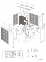  Náhradné diely pre tepelné čerpadlo RAPID Inver-X 14kW s chladením