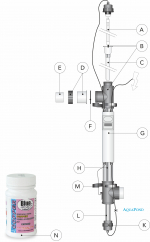  Náhradné diely pre Blue Lagoon UV sterilizátor a ionizér 40 W / 35 m3