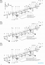 Alkatrészek: hordozható csörlőkészlet T alakú lábakkal és teleszkópos nyéllel - 2,7–4,4 m