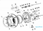 Ersatzteile für Unterwasserscheinwerfer Stahlwandbecken flach, Halogen 100 W / 12 V