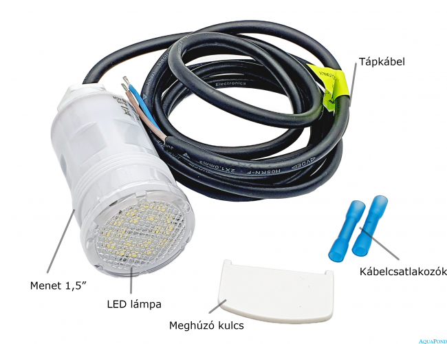 SeaMAID MINI - 18 LED medence világítás - fehér