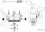  Náhradné diely pre JAMES - podvodný vysávač 8 m3/h, 0,35 kW, 230 V