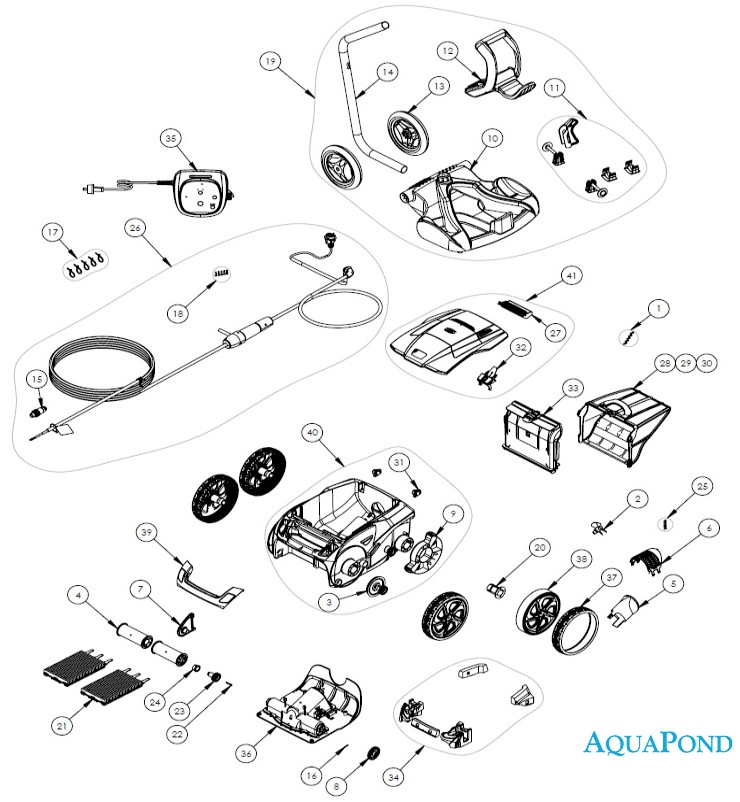 Zodiac Alpha RA 6300iQ Robotic Pool Cleaner main image 1