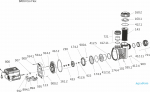 Części zamienne do pompy Badu Eco Flex, 230 V, 2,2 kW, 12 - 40 m3/h