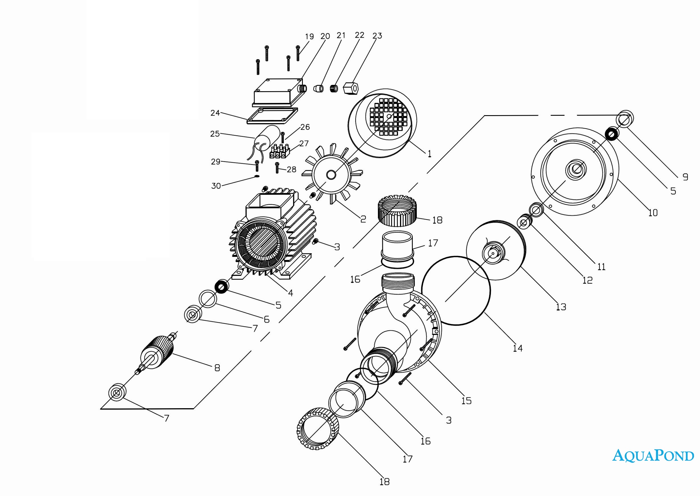 Ersatzteile für Pumpe EVOLUX 700