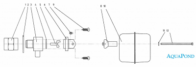 Mini – hladinový ventil – R 1/2“