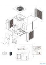 Części zamienne do pompy ciepła RAPID INVERTER IPHC150T 60 kW z chłodzeniem