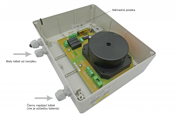 Elektrické zapojenie navíjacieho zariadenia