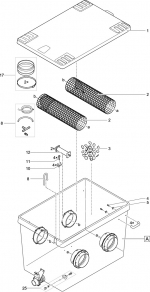 Nahradní díly pro Oase ProfiClear Premium XL Moving Bed - modul pohyblivého lůžka