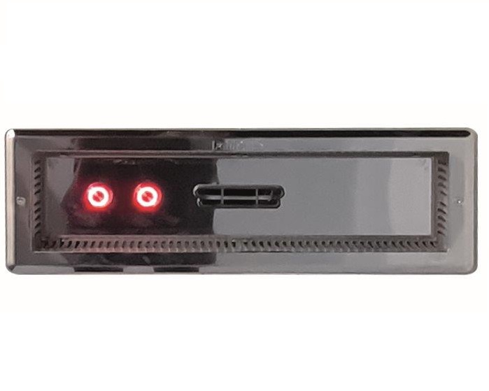 JET SWIM ATHLETE Frontplatte aus Edelstahl 2x PiezoTaster