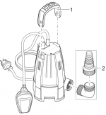 Ersatzteile für Pontec PondoDrain Mud 8000 - Schmutzwasser-Tauchpumpe