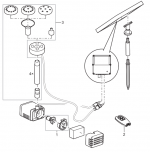 Ersatzteile für Pontec PondoSolar 250 Control - Solar Fontäne set