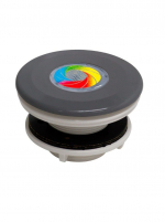 MINI Tube - VA-Düse 9 LED RGB Farbige, 8,2 W (Dunkelgrau RAL7016) - für Folienbecken