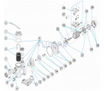 Ersatzteile für Pumpe Astralpool Sena, 14 m3/h 230V