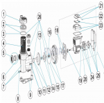 Części zamienne do pompy Astralpool Victoria Plus Silent VS - 1 KM, 230V