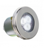 Astralpool reflektor z diodami LED LumiPlus Mini 2.11 V2 DMX 24 V DC - przód nierdzewny