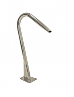 Poubelle Résidentielle en acier inoxydable poli AISI 316 - bec plat 