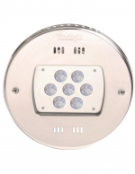 Luce LED Hugo Lahme - bianca; 24 V; 28 LED, Ø 270 mm, acciaio inossidabile