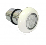 Astralpool Reflektor mit LEDs LumiPlus Micro 2.11 V2 Kaltweiß 12 V AC - Frontmaterial ABS mit 1¼˝ Gewindemutter