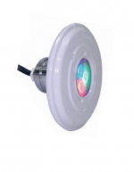 Astralpool reflektor z diodami LED LumiPlus Mini 2.11 V2 RGB kolorowy DMX 24 V DC bez puszki instalacyjnej - przód ABS