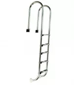 Nerezový rebrík Muro (Slim) 5 stupňový s puzdrom, AISI 304 - ROZBALENÉ