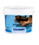 Action-10 chlorové pomalurozpustné 200 g tablety, 5 kg - chlorové tablety pro dezinfekci bazénové vody