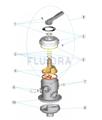 Pièces de rechange pour vanne TOP - 6 voies 1 1/2" ROMA NEW 2023