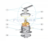 Replacement parts for TOP valve - 6-way 1 1/2 ROMA NEW 2023
