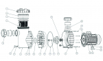 Náhradní díly pro čerpadlo Supra 400 - 63 m3/h; 3,0 kW