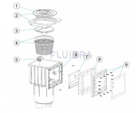 Náhradné diely pre AstralPool Skimmer SPS 250 - 17,5 l