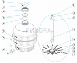 Ersatzteile für Filterbehälter CANTABRIC 750 mm