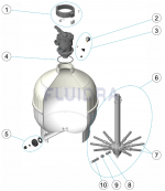 Ersatzteile für Cantabric Filter mit oberem 