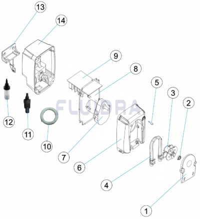 Astralpool peristaltické dávkovacie čerpadlo 4 l / h