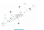 Pièces de rechange pour presse d'hydromassage d'une longueur de transition de 190 mm - pour piscines préfabriquées - code produit : 32115