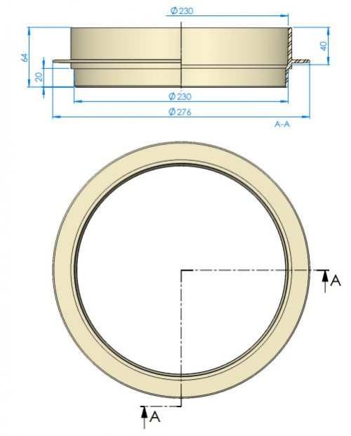 Skimmer 15l ABS Ring