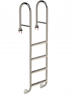 Eichenwald Ideal - Nerezový rebrík Tina 4 stupňový, AISI 316 - sklopný