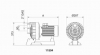 Astralpool-Vorinstallations-Gegenstrom-Kit mit Aisi-316-Edelstahldüse und Astral-Pumpe 68 m3/h, 400 V