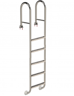 Eichenwald Ideal - Nerezový rebrík Tina 5 stupňový, AISI 316 - sklopný