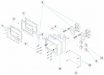 Pièces de rechange pour Astralpool Boîte d'installation à contre-courant double buse Aisi-316 - code produit: 05555