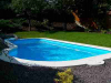 Krawędź basenu Prosta 49 cm, sztuczny biały piaskowiec