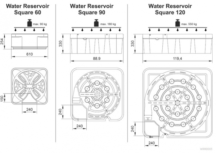 Oase Wasserreservoir