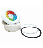 Projecteur subaquatique VA LED RGB-DMX ; coloré, PF, 12 V ; 23 W, couleur blanche, pour piscines à film