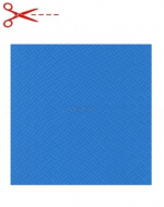 Poolfolie Antirutsch ELBE STG Adriatic Blue 1,65 m Breite, 1 m Länge, 2 mm Materialstärke - (blau - 604), Meterware, Preis pro m2