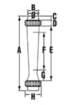 Durchflussmesser 20-120 l/h; D20