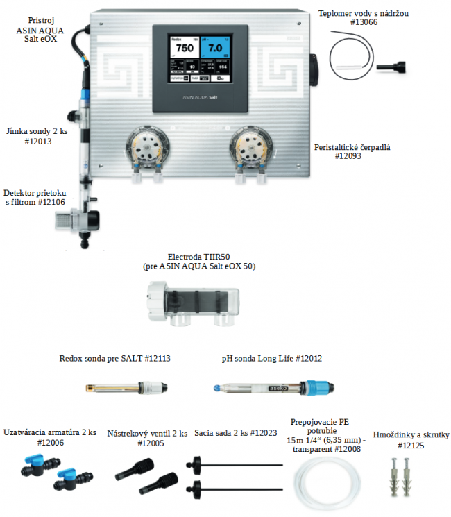 Asin Aqua Salt eOX obsah balenia Sk