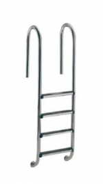 Leiter Edelstahl Muro Luxe, 3 Stufen - AISI 316 - AUSVERKAUFARTIKEL