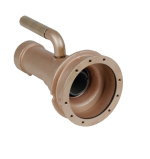 Hugo Lahme hydromasážna tryska s prisávaním vzduchu, hĺbka 240 mm, napojenie 2“ int. a ½“ int.